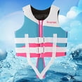 thumbnail image 2 of Little Kid Life Jacket XL Toddler Life Jacket Baby & Toddler Swim Vest Adjustable Buoyancy Aid for Soft & Safe #Sky Blue, 2 of 5