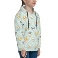 thumbnail image 3 of Kdxio Different Breeds of Dogs Pattern Boys Athletic Unisex Boys Girls Hoodie with Pocket Sweatshirts-X-Large, 3 of 6