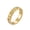 Gold, variant on Women's Tulip Flower Rings Stainless Steel Exaggerated Band Jewelry Silver Size 7