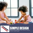 thumbnail image 5 of WASHWEPE 2pcs Mallet Percussion Sticks Rhythm Sticks Blue Wood for Cognitive Knowledge Development, 5 of 5