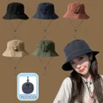 thumbnail image 3 of Sombrero de Pescador Impermeable para Mujer, Protección Solar Anti-UV para Verano, Gorra de Montañismo y Senderismo, Sombrero de Cubo Panamá para Hombre, Sombrero de Exterior, 3 of 3