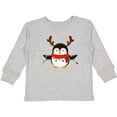 thumbnail image 3 of Inktastic Penguin Xmas Boys or Girls Long Sleeve Toddler T-Shirt, 3 of 5