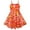 Red, variant on Girls Dress Halloween Pumpkin Ghost Costume Tank Dress 4