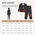 thumbnail image 4 of Balery Rose Full Moon Black Wolf Pattern Pajama Sets for Women Long Sleeve 2 Piece Sleepwear Loungewear Sets Soft PJ's with Pockets Long Sleeve Comfy Pj Sets-XX-Large, 4 of 7