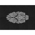 thumbnail image 1 of Ahgly Company Machine Washable Indoor Rectangle Transitional Night Black Area Rugs, 3' x 5', 1 of 7