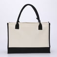 thumbnail image 3 of Women Tote Bag Fashionable Mommy Handbag Spacious Shopping Beach Purse Durable Casual Carryall, 3 of 4