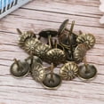 thumbnail image 4 of Bubble Nail Chrysanthemum Bubble Nail Bronze Nail Sofa Decoration Accessories 500Pcs 11 X 16mm Bubble Nail Chrysanthemum Pattern Retro Bronze Iron Sofa Fixed Decoration, 4 of 8