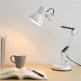 thumbnail image 3 of Base de Lampe de Bureau Universelle Réglable Trou Central 12mm Base Ronde en Métal 7.5 Pieds' pour Noir, 3 of 8
