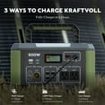 thumbnail image 6 of Swiss Tech 500W portable power station 519Wh solar compatible battery for outdoor & emergency use, 6 of 10