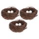 thumbnail image 4 of Sets Artificial Rattan Bird Nest Easter Eggs Nest Handmade Nest Easter Ornaments, 4 of 6