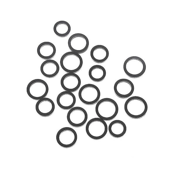 20pcs Mixed Idle Wheel Belt Loop Idler Pulley Rubber Ring For Cassette Deck Tape Recorder Audio-stereo Player
