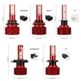 thumbnail image 3 of Bombillas delanteras de aluminio perfecl 3000 IP68 impermeable Kit 20W/bombilla 6500K H4, 3 of 8
