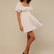 thumbnail image 5 of Vestidos de playa para mujeres con mangas de linterna cuello cuadrado y corte en A para cóctel FLhrweasw Para estrenar, 5 of 8