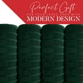 thumbnail image 3 of RIVERSIDE 2 Pack Oversized Bath Sheets 35x70 Soft Quick-Dry 600 GSM Ribbed Cotton Towels - Hunter Green, 3 of 7