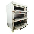 thumbnail image 5 of Commercial Pizza Oven Movable Bakery Baking Oven Stainless Steel 6 Tray 3 Layer 220V, 5 of 7