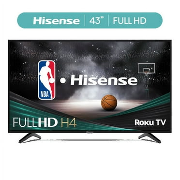 Hisense 43-Inch Class H4 Series FHD Roku Smart TV (43H4030F3) - 1080P Full HD LCD Screen, LED TV, DTS TruSurround Sound, Motion Rate 120, Gaming Mode