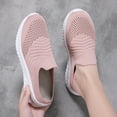 thumbnail image 6 of NOKIO Fashion Women's Casual Shoes Breathable Slip-on Wedges Outdoor Leisure Sneakers Tennis Shoes Womens Sneaker Wedge Sandals for Women Orthopedic Walking Shoes, 6 of 9