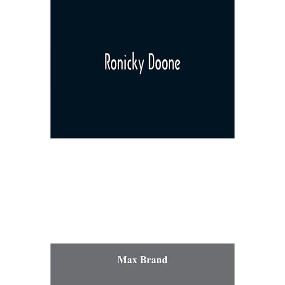 Ronicky Doone, (Paperback)