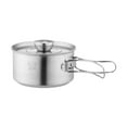 thumbnail image 1 of Olla de cocina con tapa, utensilios de cocina, olla antiadherente portátil de acero inoxidable, olla para sopa para restaurantes, campamentos, casa, s 1600 ml, 1 of 8