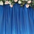 thumbnail image 2 of Efavormart 8ftx10ft Royal Blue Satin Curtain Panel Backdrop Drapes, Photo Booth Backdrop With Rod Pocket, 2 of 11