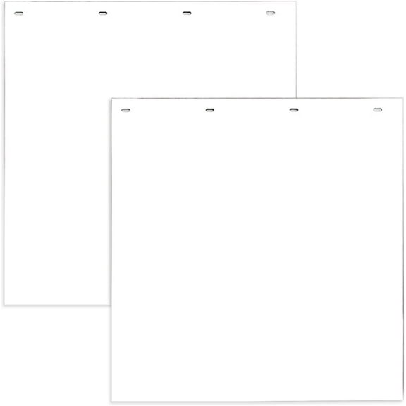 Polymer Mud Flaps for Semi Trucks and Large Work Trucks, 24" x 24" - White