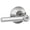 Chrome, variant on Schlage F51-Brw Broadway Single Cylinder Keyed Entry Door Lever Set - Nickel