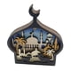 thumbnail image 3 of Islámico Eid musulmán castillo de madera tallado adorno de mesa arte Sin luces Yuyangstore Lámpara de Ramadán Mubarak, 3 of 8