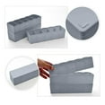 thumbnail image 3 of pdqouc 5 Compartments Multi-Purpose Superimposable Underwear Socks Jewelry Storage Box Plastic Drawer Storage Box Home Closet Desktop Organizer Box No Lid, 3 of 5
