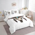 thumbnail image 3 of Homewish Rustic Boho Tribal 7-Piece Twin Bedding Sets,Western Bull Skull Bedding Comforter Set,Bohemian Style Sheet Sets For Boys,Breathable Home Decor Reversible, 3 of 8
