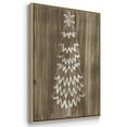 thumbnail image 3 of Barnwood Wonderland VIII - Framed Gallery Wrapped Holiday Canvas - 17 x 25 - Natural Wood Frame, 3 of 8
