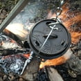 thumbnail image 6 of Petromax Cast Iron Dutch Oven for Cooking or Baking Outdoors Over a Campfire or in the Home Kitchen, Pre-Seasoned Cookware Conducts Heat Evenly, 3 Legs, 1.7 Quart, 6 of 7