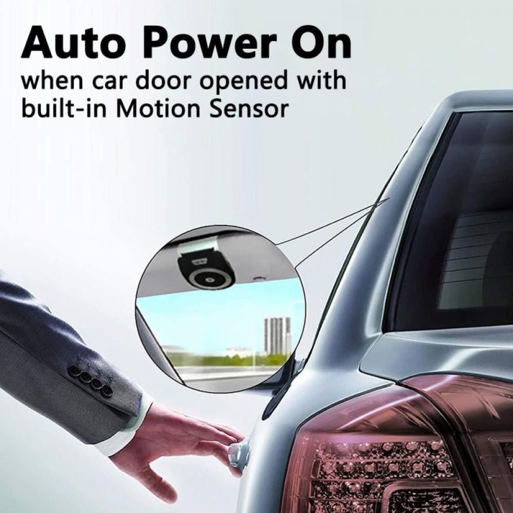 Samsung and Other Mobilephones GPS Bluetooth Car Hands free Car Kit Auto Power On Speakerphone with Motion Senso234r for Clear Hands-Free Call Music Wireless In Car Visor Speaker for iPhone