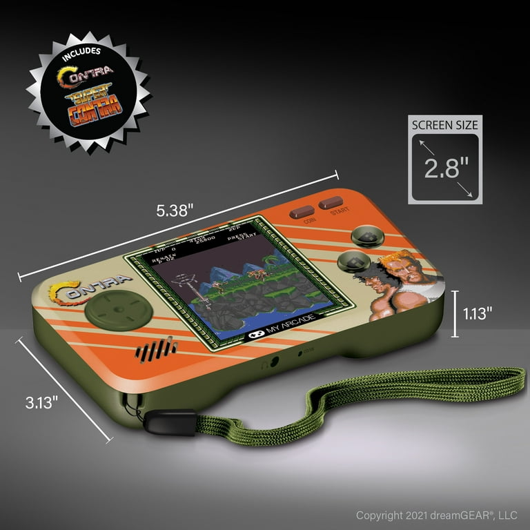 My Arcade - Contra Pocket Player Handheld Portable Game System