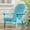 Blue, variant on JONPONY Outdoor Folding HDPE Adirondack Chair, Patio Seat, Weather Resistant, Red