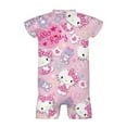 thumbnail image 6 of Hello Kitty Baby Boy Girl Romper Short Sleeve Cotton Bodysuit Outfits Jumpsuit Summer One Piece Clothes, 6 of 8