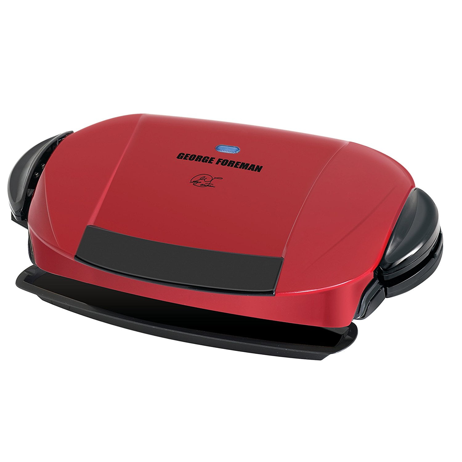 George Foreman Brandclub George Foreman 5 Serving Removable Plate Electric Indoor Grill and Panini Press Red GRP0004R