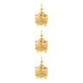 thumbnail image 2 of Redempat Luxurious Islamic Charcoal Incense Burner Gold Censer Candle Holder Style 2 3Set, 2 of 6