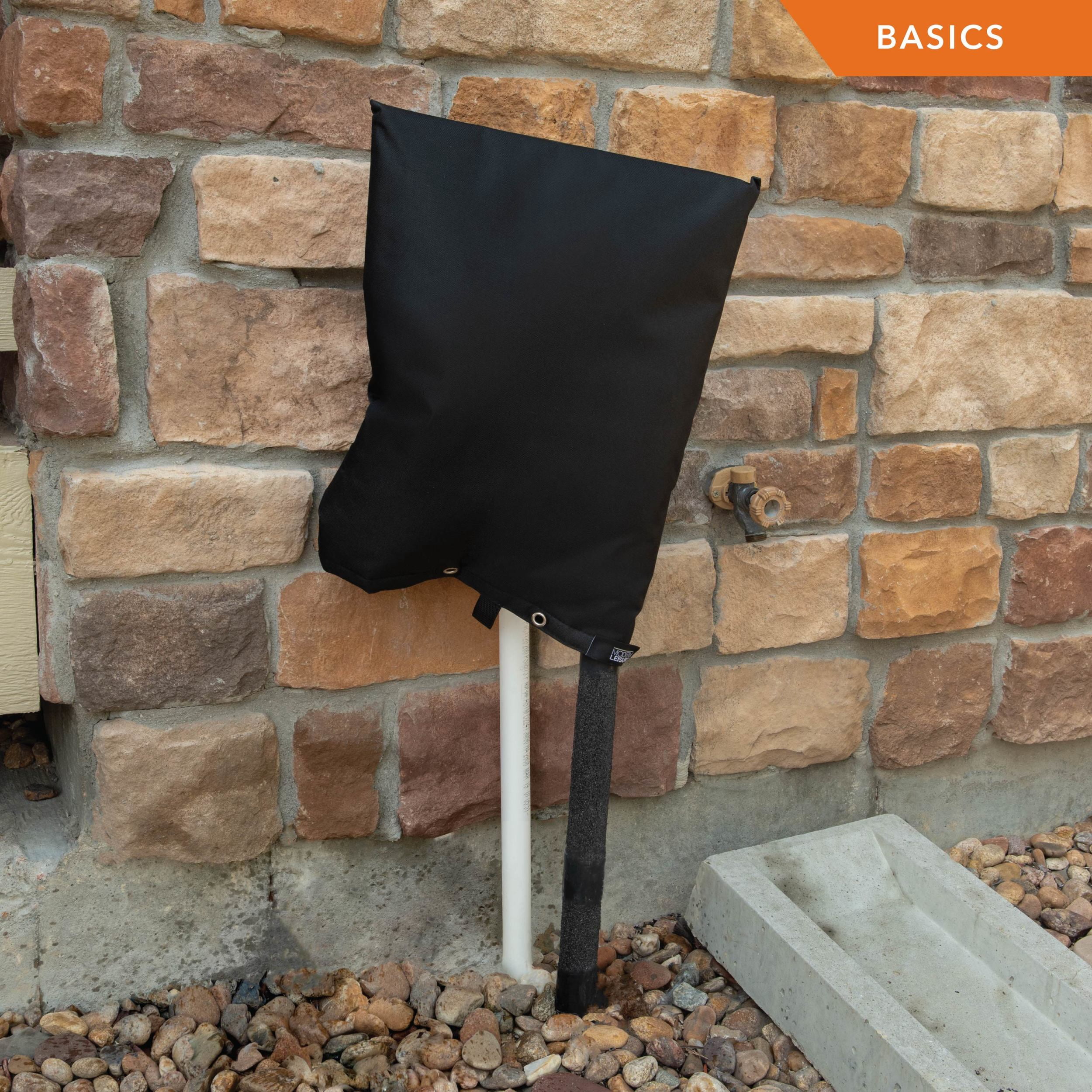 Modern Leisure Basics Outdoor Sprinkler Backflow Preventer Cover, 30L x 26h, Black