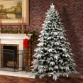 thumbnail image 3 of National Tree Company 7.5 ft. Snowy Avalanche Tree with Dual Color® LED Lights, 3 of 4
