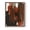 Brown, variant on Loft Pastel VI Framed Print in Black Solid Wood Framed Print No Nail Hanging