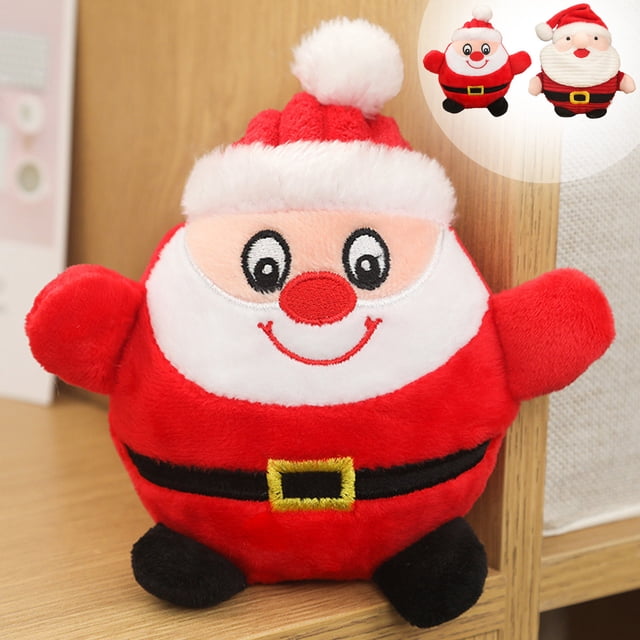 Vaidha New Interactive Dog Pet Toy Moggie Dog Snap Resistive Plush Toy Santa Claus Penguin Voice Grinding Toy Essential For Festivals
