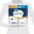 Great Value Ultra Strong Paper Towels, Split Sheets, 2 Double Rolls