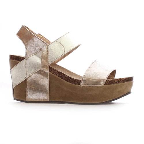 pierre dumas gold wedges