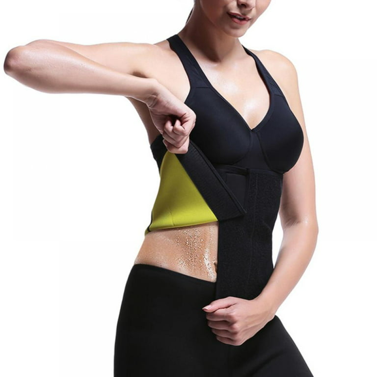 Women Neoprene Plus Size Sweaty Slimming Shape Belt Sauna Effect Corset  Waist Trainer Plus Size Female Body Shapers Belly Stomach Shaper 