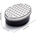 thumbnail image 2 of TORUBIA Cheese Grater Citrus Lemon Zester with Food Storage Container & Lid - Perfect For Hard Parmesan Or Soft Cheddar Cheeses, Ginger, Vegetables, Butter, Chocolate & Nutmeg (Black), 2 of 7