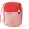 thumbnail image 1 of Medical Box Cloth Storage Box Family Portable Storage Bag Multifunctional Layered Medicine Box Storage Boxes 11x14x2cm(Pink), 1 of 5