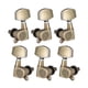 thumbnail image 5 of Matsuzay Clavijas de afinación de 6 piezas, accesorio de instrumento de componente profesional, cabezales de máquina, piezas de guitarra para reemplazar Type1 NO1 Matsuzay CBP367352, 5 of 6