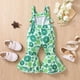thumbnail image 4 of Ropa Para Niñas Pequeñas, Mono Para Niños Pequeños, Mono Con Estampado Del Día De San Patricio, Mono Con Estampado De Dibujos Animados, Mono Con Tirantes, Pantalones Verdes Odeerbi  LM103-7263, 4 of 9