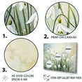 thumbnail image 3 of Designart "Charming Farmhouse Snowdrop Blossoms" Snowdrops Floater Framed Wall Decor, 3 of 5