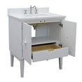 thumbnail image 5 of Bellaterra Home 31" Single vanity in White finish top with White quartz and rectangle sink, 5 of 9